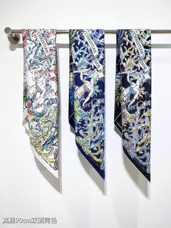 Dior silk scarf 90X90cm E031320